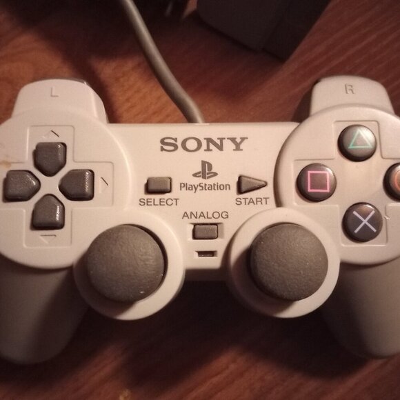 Sony PlayStation 1 OEM Controller {Cleaned and Working} (Used) - Picture 1 of 13